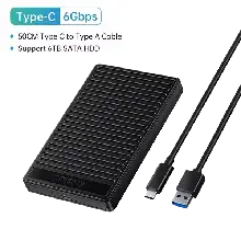 ORICO PDD25U3 2.5 INCH TYPE C, USB 3.1 6Gbps HARD DISK ENCLOSURE